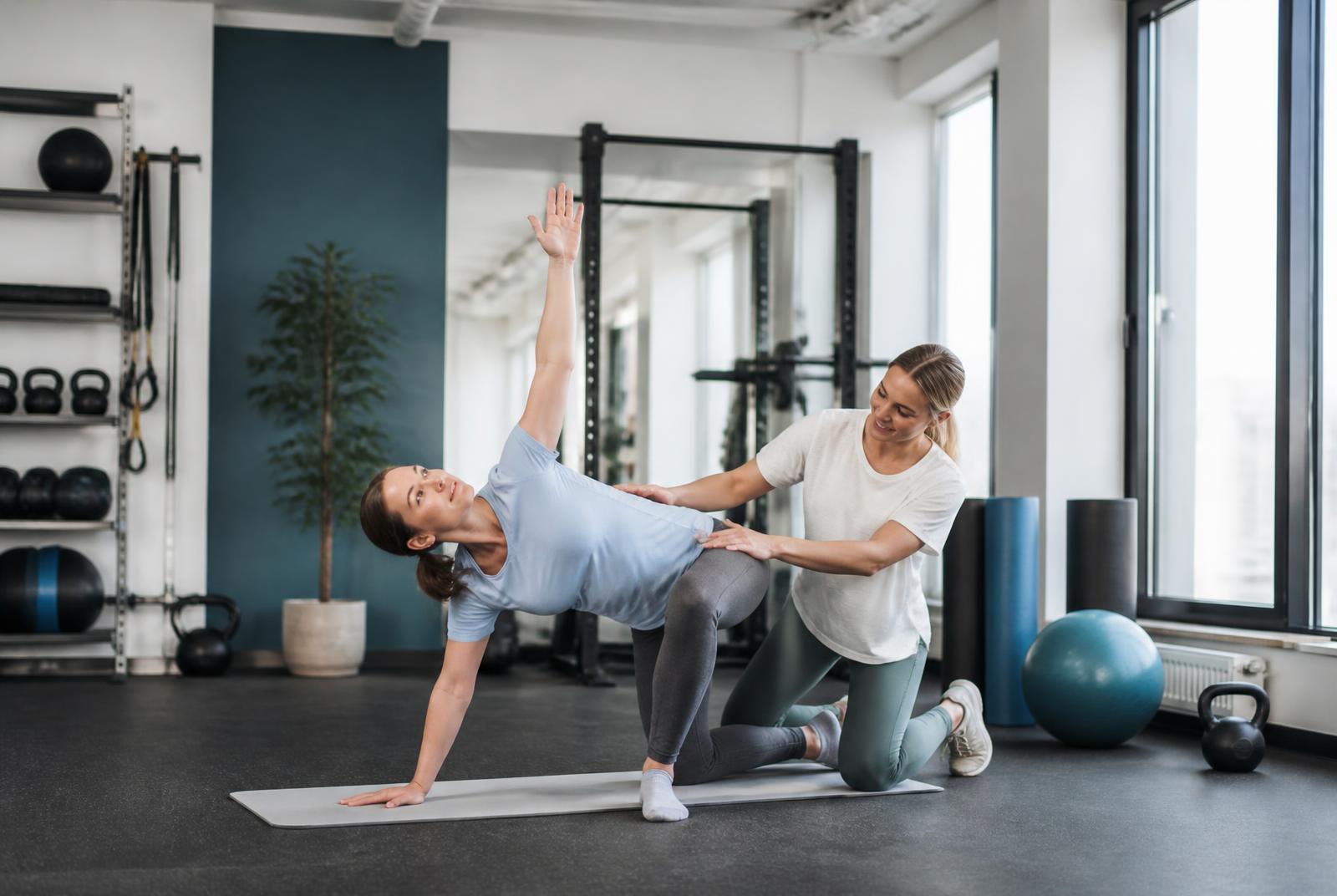 Mobility-Training auf der Trainingsfläche